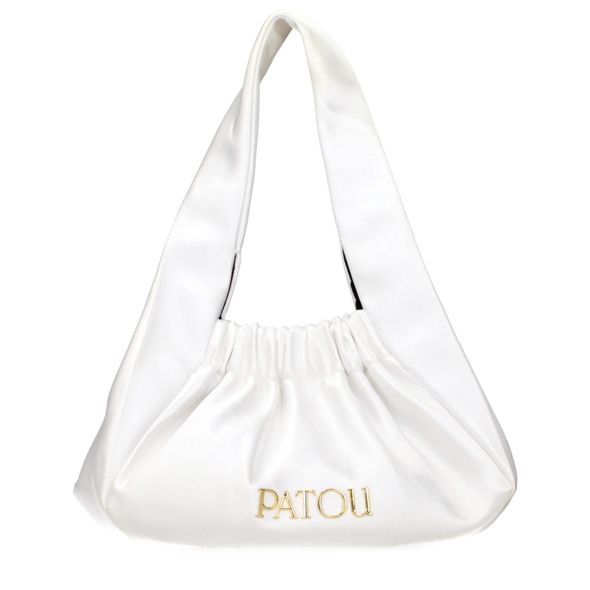 Patou White Fabric Handbag