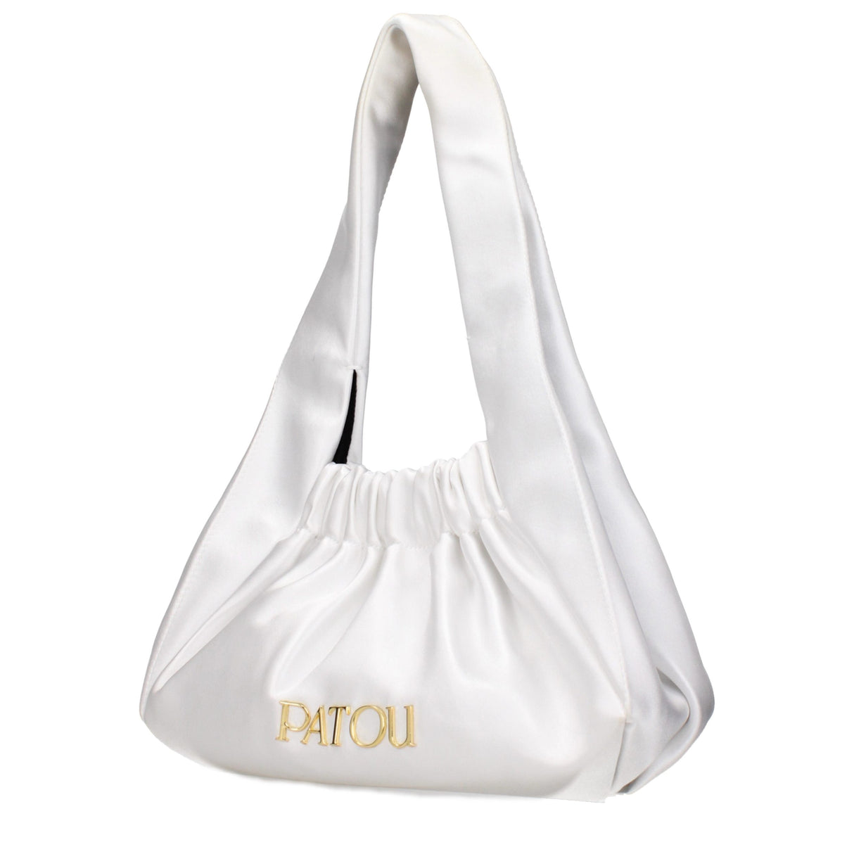 Patou White Fabric Handbag