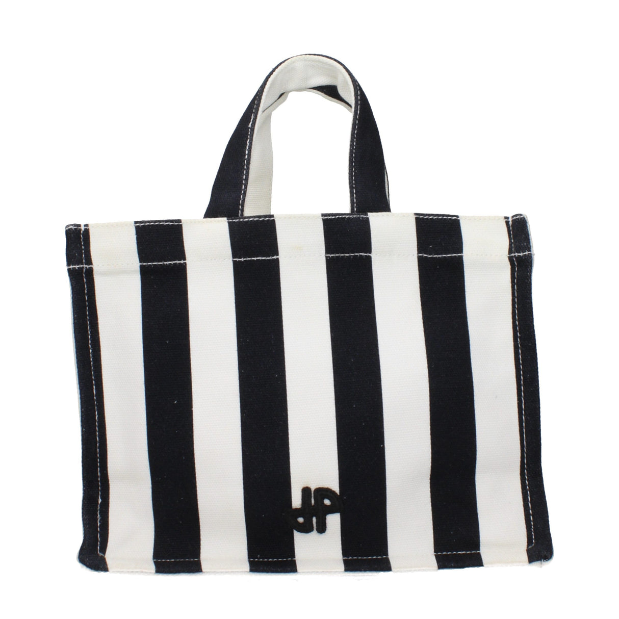 Patou Black Fabric Handbag