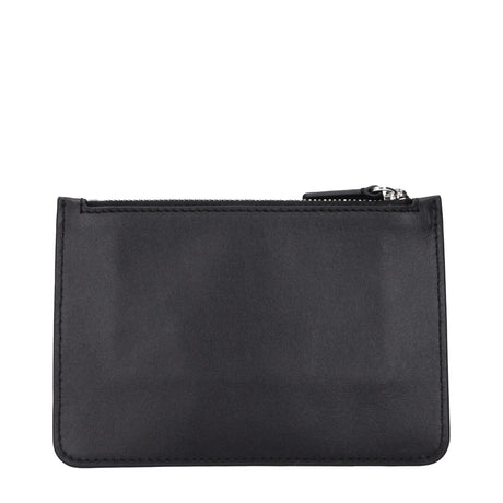 Courrèges Black Leather Wallet