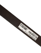 Dolce & Gabbana Brown Leather Silver Tone Metal Buckle Belt