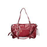 Desigual Rosso Polyurethane Women Bag with Adjustable and Removable Strap