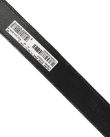 Dolce & Gabbana Beige Black Woven Leather Metal Buckle Belt
