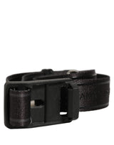 Dolce & Gabbana Men Black Nylon Webbing Plastic Buckle Belt