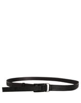 Dolce & Gabbana Men Black Nylon Webbing Plastic Buckle Belt