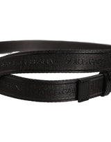Dolce & Gabbana Men Black Nylon Webbing Plastic Buckle Belt