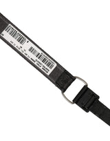 Dolce & Gabbana Men Black Nylon Webbing Plastic Buckle Belt