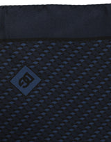 Dolce & Gabbana Dark Blue Silk Pocket Square Foulard Scarf