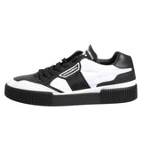 Dolce & Gabbana Black White MIAMI Low Top Men Sneakers Shoes