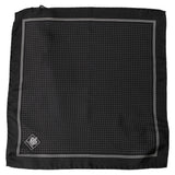 Dolce & Gabbana Black Polka Dot Pocket Square Foulard Scarf