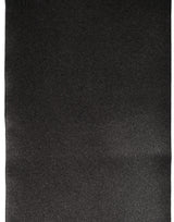 Dolce & Gabbana Men Black Satin Silk Skinny Neck Shawl Scarf