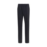Versace Black Wool Oves Aries Dress Pants