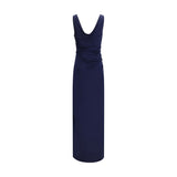 Versace Blue Viscose Casual Dress