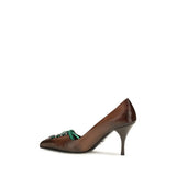 Prada Brown Calf Leather Bos Taurus Lace-Up