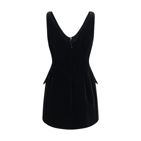 Max Mara Black Polyester Cocktail Dress