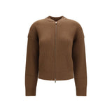 Max Mara Brown Wool Oves Aries Cardigan
