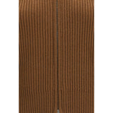 Max Mara Brown Wool Oves Aries Cardigan