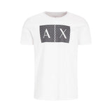 Armani Exchange White Cotton T-Shirt