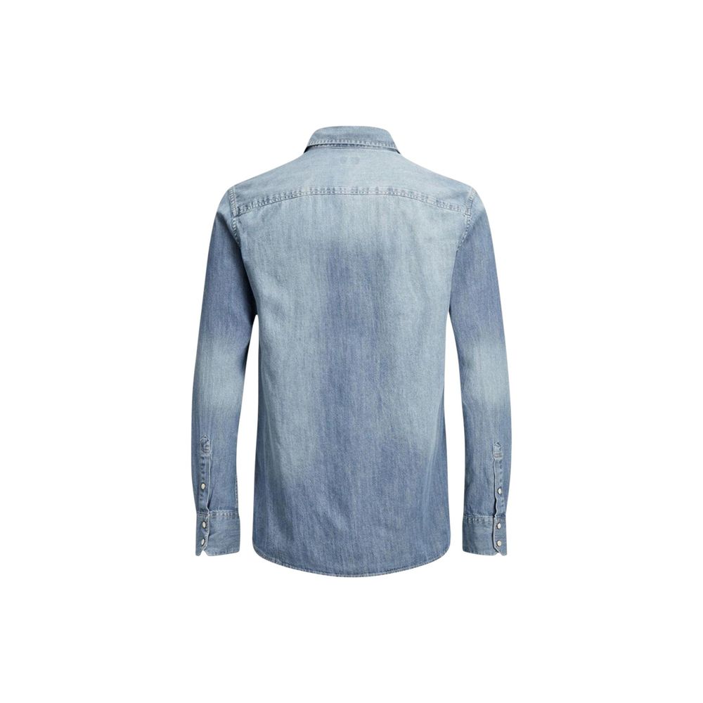 Jack Jones Blue Denim Shirt