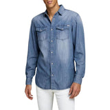 Jack Jones Blue Denim Shirt