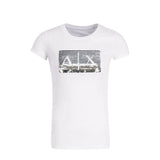 Armani Exchange White Cotton T-Shirt