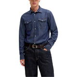 Jack Jones Blue Denim Shirt
