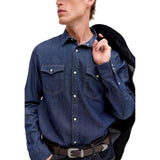 Jack Jones Blue Denim Shirt