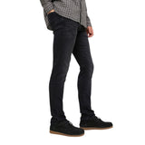Jack Jones Black Cotton Skinny Jeans