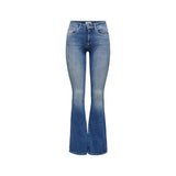 Only Blue Cotton Bootcut Jeans