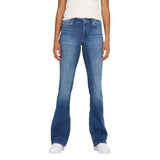 Only Blue Cotton Bootcut Jeans