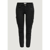Only Black Cotton Cargo Pants