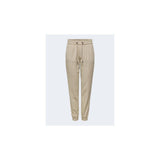 Only Beige Viscose Casual Pants