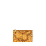 Alviero Martini Prima Classe Beige Leather Clutch Bag