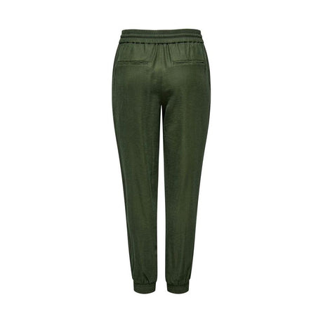 Only Green Viscose Casual Pants