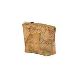 Alviero Martini Prima Classe Beige Cotton Clutch Bag