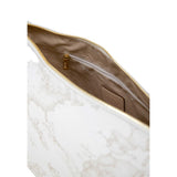 Alviero Martini Prima Classe White Cotton Handbag