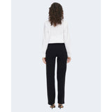 Jacqueline De Yong Black Elastane Dress Pants
