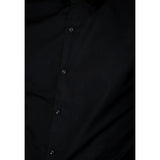 Antony Morato Black Cotton Dress Shirt
