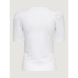 Only White Cotton T-Shirt
