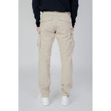 Replay Beige Cotton Cargo Pants