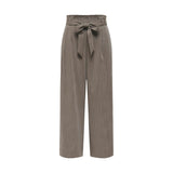 Only Beige Viscose Casual Pants
