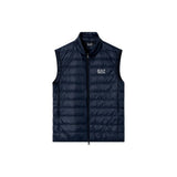 EA7 Emporio Armani Blue Polyamide Sleeveless Jacket