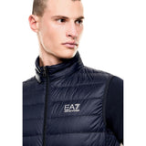 EA7 Emporio Armani Blue Polyamide Sleeveless Jacket