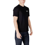 EA7 Emporio Armani Bicolor Cotton T-Shirt