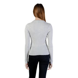 Jacqueline De Yong Silver Viscose Sweatshirt