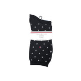 Tommy Hilfiger Black And White Cotton Socks