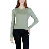 Jacqueline De Yong Green Viscose Sweatshirt