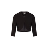Morgan De Toi Black Polyester Biker Jacket