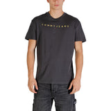 Tommy Hilfiger Jeans Gray Recycled Cotton T-Shirt