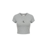 Calvin Klein Jeans Gray Cotton T-Shirt